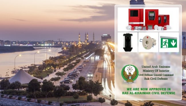 Our Products are now approved in RAK Civil Defense