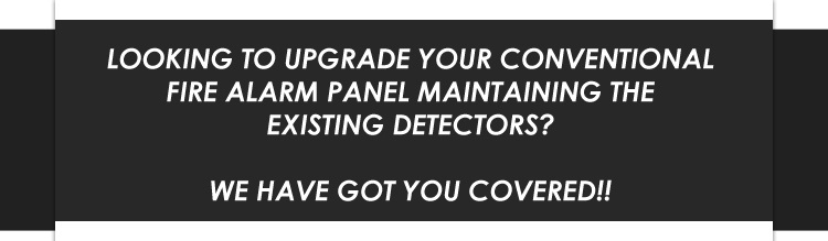 upgrading conventional fire system
